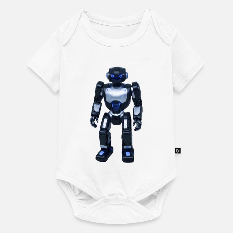 Robot - Body à manches courtes Premium Bébé - blanc