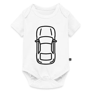 voiture - Body à manches courtes Premium Bébé - blanc - Devant