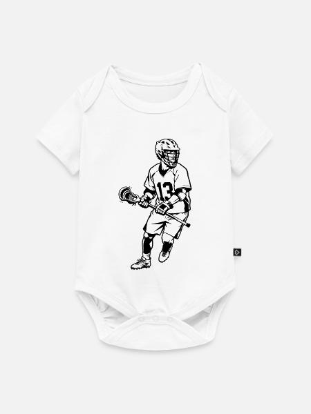 Lacrosse - Baby Premium Kurzarmbody - Weiß
