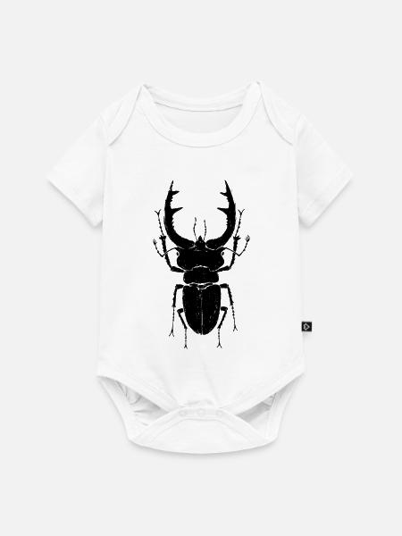 Hirschkäfer Entomologie Wildnis - Baby Premium Kurzarmbody - Weiß