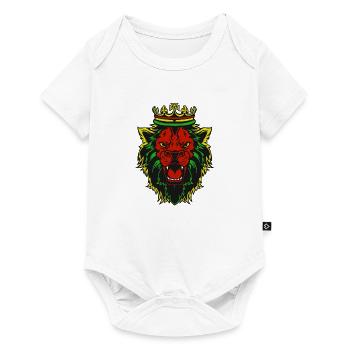 LION OF JUDAH - Baby Premium Kurzarmbody - Weiß - Vorne