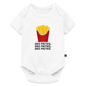 French fries, french fries, french fries. - Baby Premium short-sleeve bodysuit - white - Front