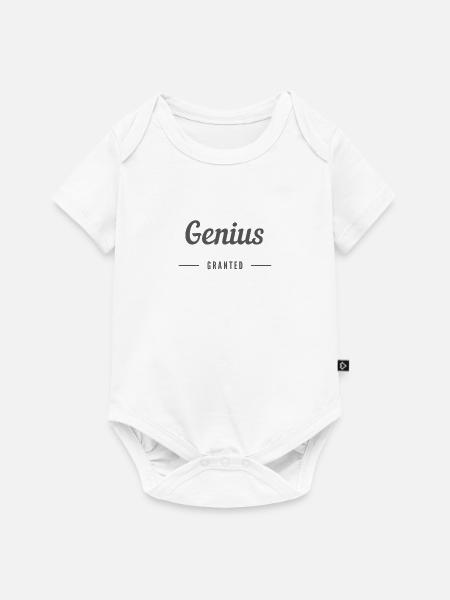 Genius - Baby Premium Kurzarmbody - Weiß