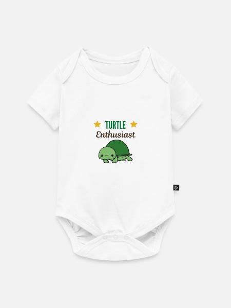Schildkröten-Enthusiast - Baby Premium Kurzarmbody - Weiß