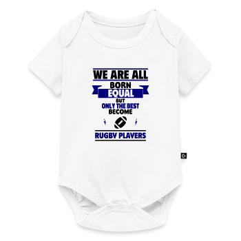 Only the best become rugby players - Baby Premium short-sleeve bodysuit - white - Front