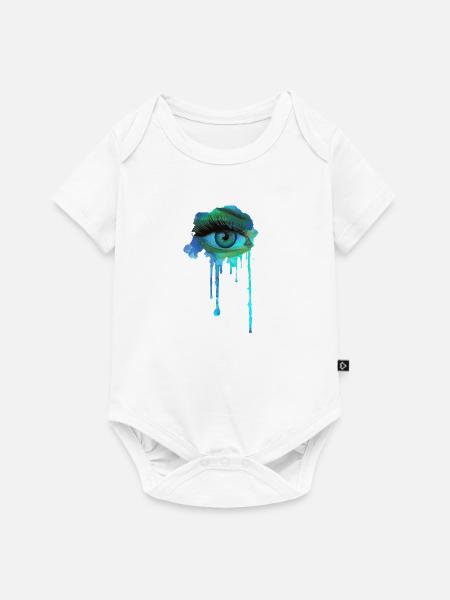 Eyes - Baby Premium Kurzarmbody - Weiß