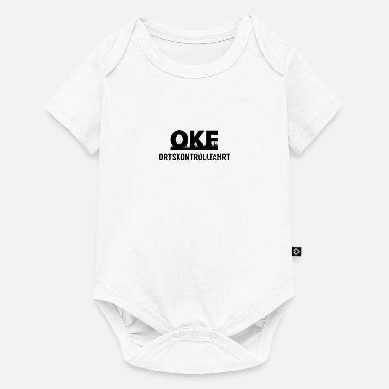 Ortskontrollfahrt OKF - Baby Premium Kurzarmbody - Weiß