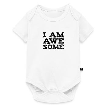 Je suis génial - je suis génial - Body à manches courtes Premium Bébé - blanc - Devant