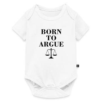Born to argue lawyer profession saying jura gift - Baby Premium short-sleeve bodysuit - white - Front