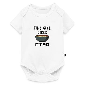 Japanese Food Chef Ramen Noodles Miso Soup - Baby Premium short-sleeve bodysuit - white - Front