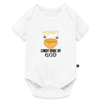 Candy Made By God Honey Bees Nature Wildlife - Baby Premium short-sleeve bodysuit - white - Front