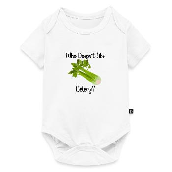 Citation ironique sur le céleri : Des légumes qui - Body à manches courtes Premium Bébé - blanc - Devant