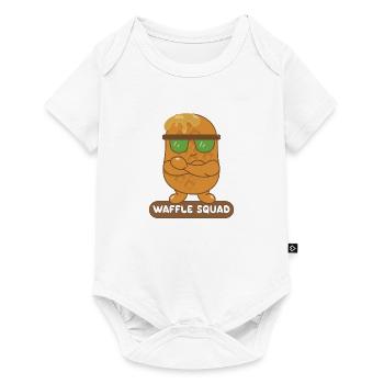 Nourriture à gaufres Waffle Squad Cute Team - Body à manches courtes Premium Bébé - blanc - Devant