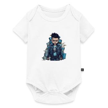Drummer Drums Schlagzeug - Baby Premium Kurzarmbody - Weiß - Vorne