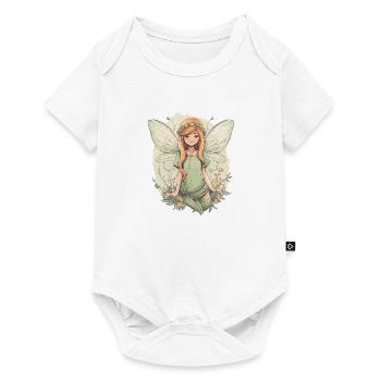 Wald Fee - Baby Premium Kurzarmbody - Weiß - Vorne