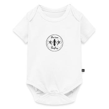 Retro Ventura California Beach Surfing Fan - Body à manches courtes Premium Bébé - blanc - Devant
