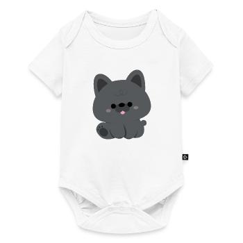Cute French Bulldog - Baby Premium short-sleeve bodysuit - white - Front