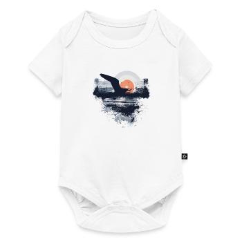 Seagull Seabird Lighthouse - Baby Premium short-sleeve bodysuit - white - Front