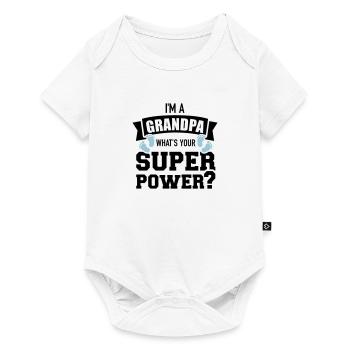 Grandfather - Baby Premium short-sleeve bodysuit - white - Front