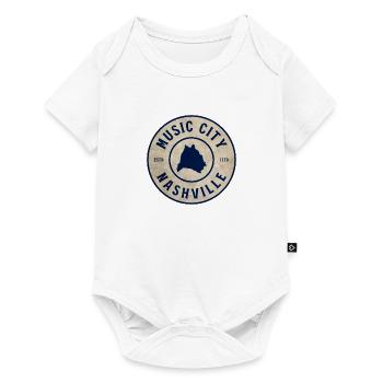 Music City - Nashville Tennessee - Baby Premium short-sleeve bodysuit - white - Front