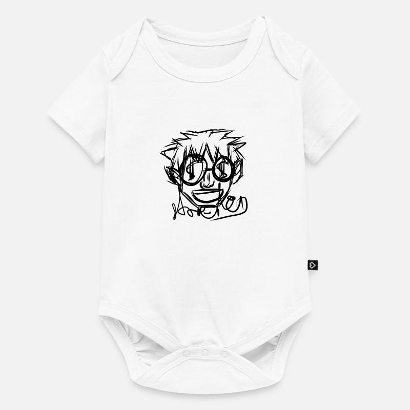nerd geek - Body à manches courtes Premium Bébé - blanc