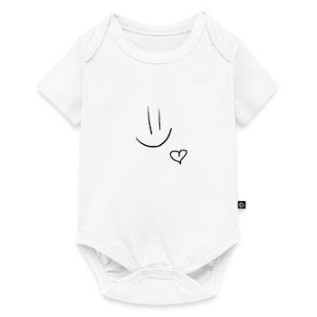 Smiley Heart - Baby Premium short-sleeve bodysuit - white - Front
