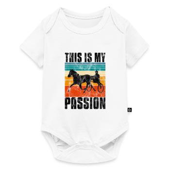 This is my Passion Trotting Races Retro - Baby Premium short-sleeve bodysuit - white - Front