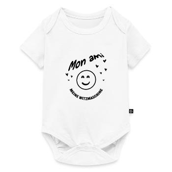 Mon ami meine Witzmaschine weiss - Baby Premium Kurzarmbody - Weiß - Vorne