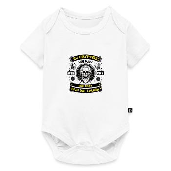 Für Krypto-Fans - Baby Premium Kurzarmbody - Weiß - Vorne