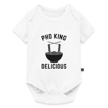 Pho King Vietnamese Rice Noodle Soup Foodie Gift - Baby Premium short-sleeve bodysuit - white - Front
