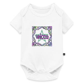 Cadre Celtique Wicca E 230 - Body à manches courtes Premium Bébé - blanc - Devant