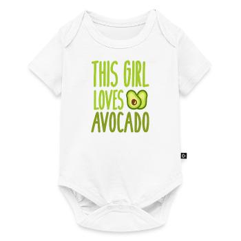 avocat - Body à manches courtes Premium Bébé - blanc - Devant