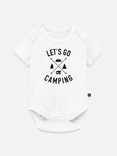 Wohnwagen - Baby Premium Kurzarmbody - Weiß