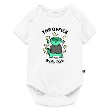 Activated in the office - The office - Baby Premium Kurzarmbody - Weiß - Vorne