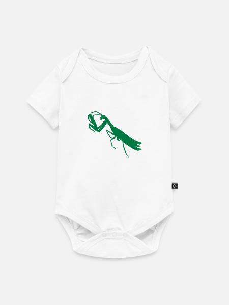 Gottesanbeterin / mantis (1c) - Baby Premium Kurzarmbody - Weiß