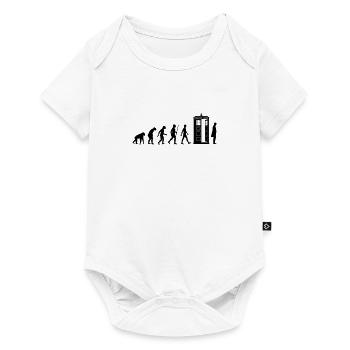 Evolution Tardis - Baby Premium short-sleeve bodysuit - white - Front