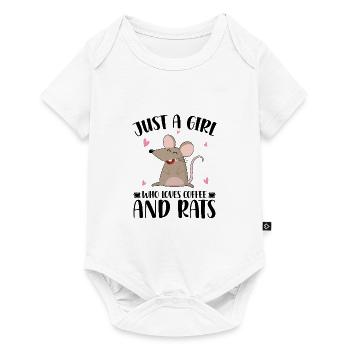 Rat - Baby Premium short-sleeve bodysuit - white - Front