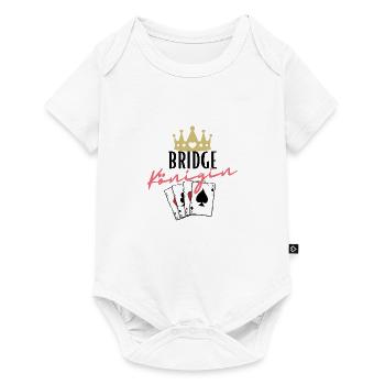 Bridge Königin - Baby Premium Kurzarmbody - Weiß - Vorne