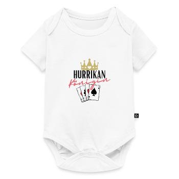 Reine de l'ouragan - Body à manches courtes Premium Bébé - blanc - Devant