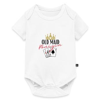 Reine des vieilles filles - Body à manches courtes Premium Bébé - blanc - Devant