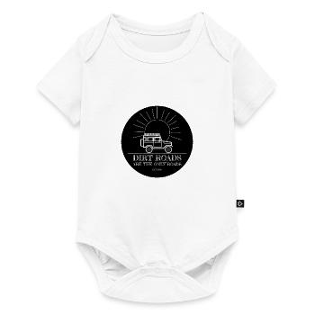 Feldwege sind die einzigen Straßen - Baby Premium Kurzarmbody - Weiß - Vorne
