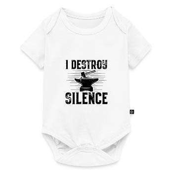 Forging Gift | Blacksmith Farrier Anvil - Baby Premium short-sleeve bodysuit - white - Front