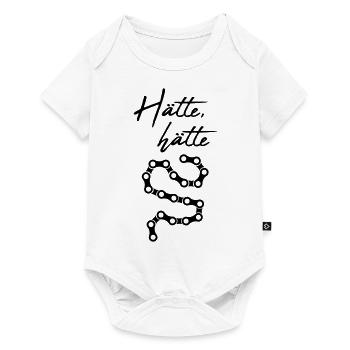 Hätte hätte Fahrradkette - Baby Premium Kurzarmbody - Weiß - Vorne
