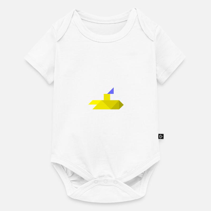 Submarine - Tangram - Baby Premium short-sleeve bodysuit - white