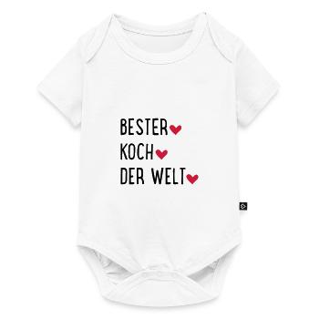 Bester Koch der Welt - Baby Premium Kurzarmbody - Weiß - Vorne