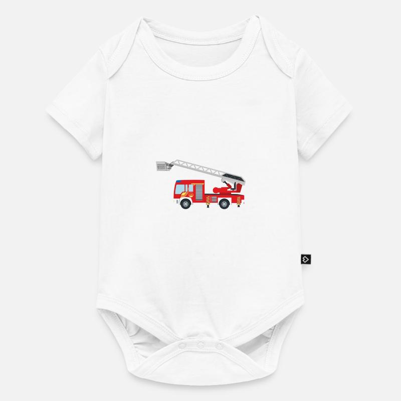Fire Engine - Baby Premium short-sleeve bodysuit - white