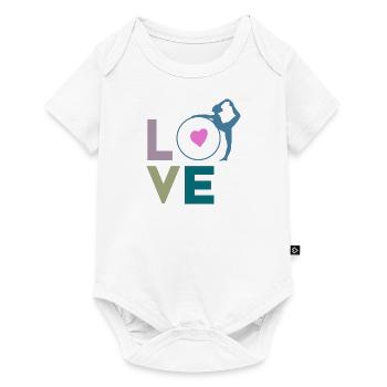 I Love Gymnastics | Cool gymnastics design - Baby Premium short-sleeve bodysuit - white - Front