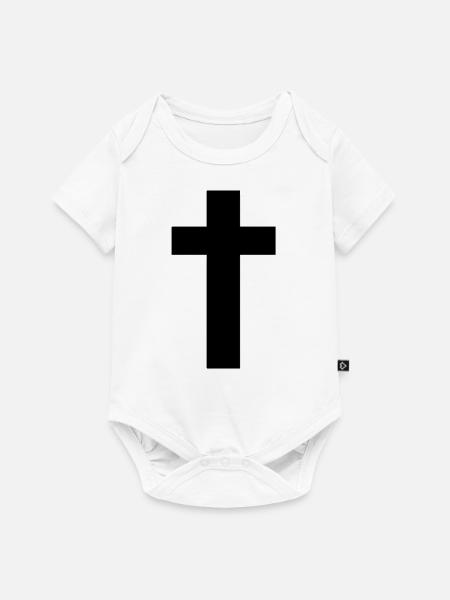 Cross Domains - Baby Premium Kurzarmbody - Weiß