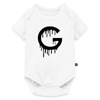 letter G - Baby Premium short-sleeve bodysuit - white - Front