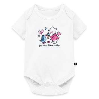 Friends share everything - Baby Premium short-sleeve bodysuit - white - Front
